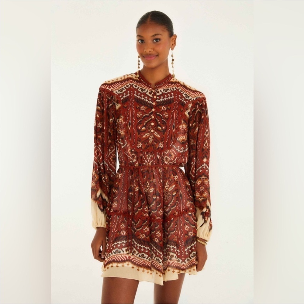 Farm Rio: Ainika Pineapple Tapestry Mini Dress